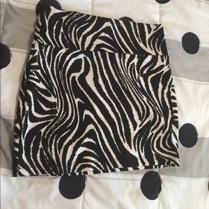 Zebra skirt