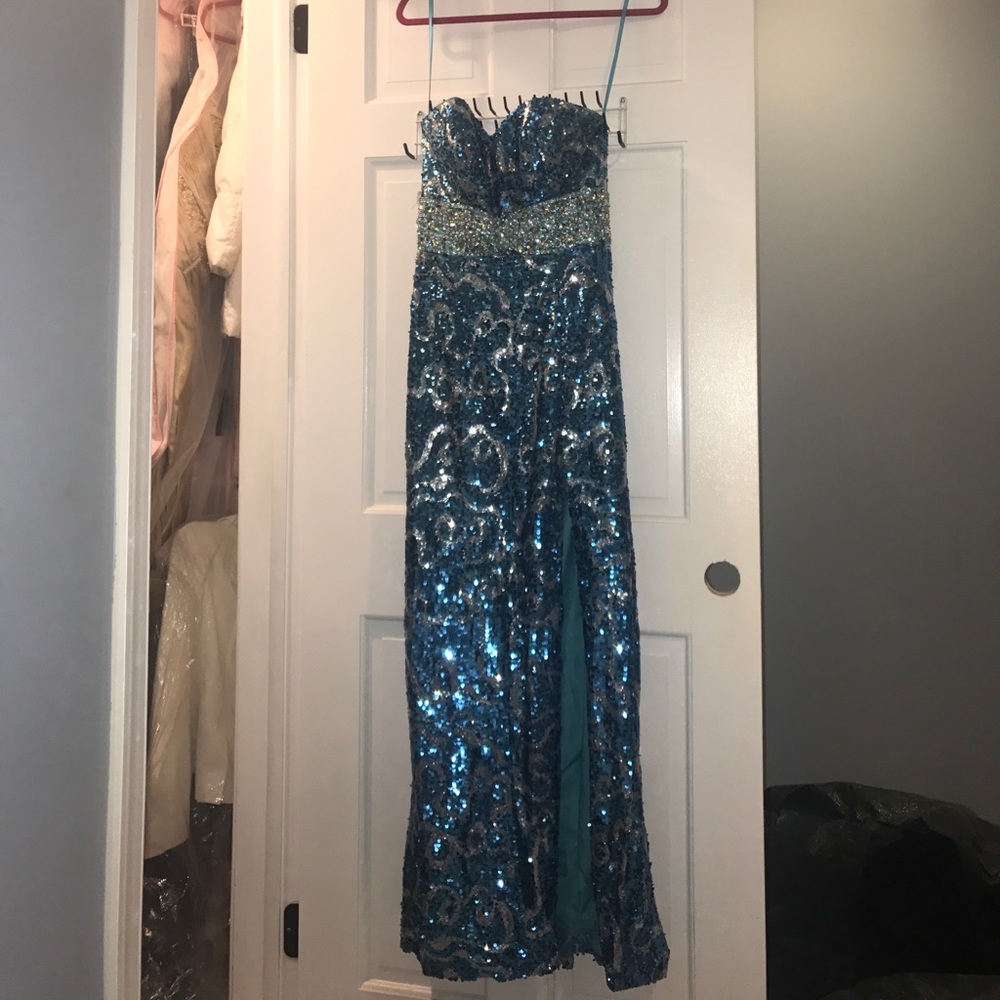 Sequin Evening Gown