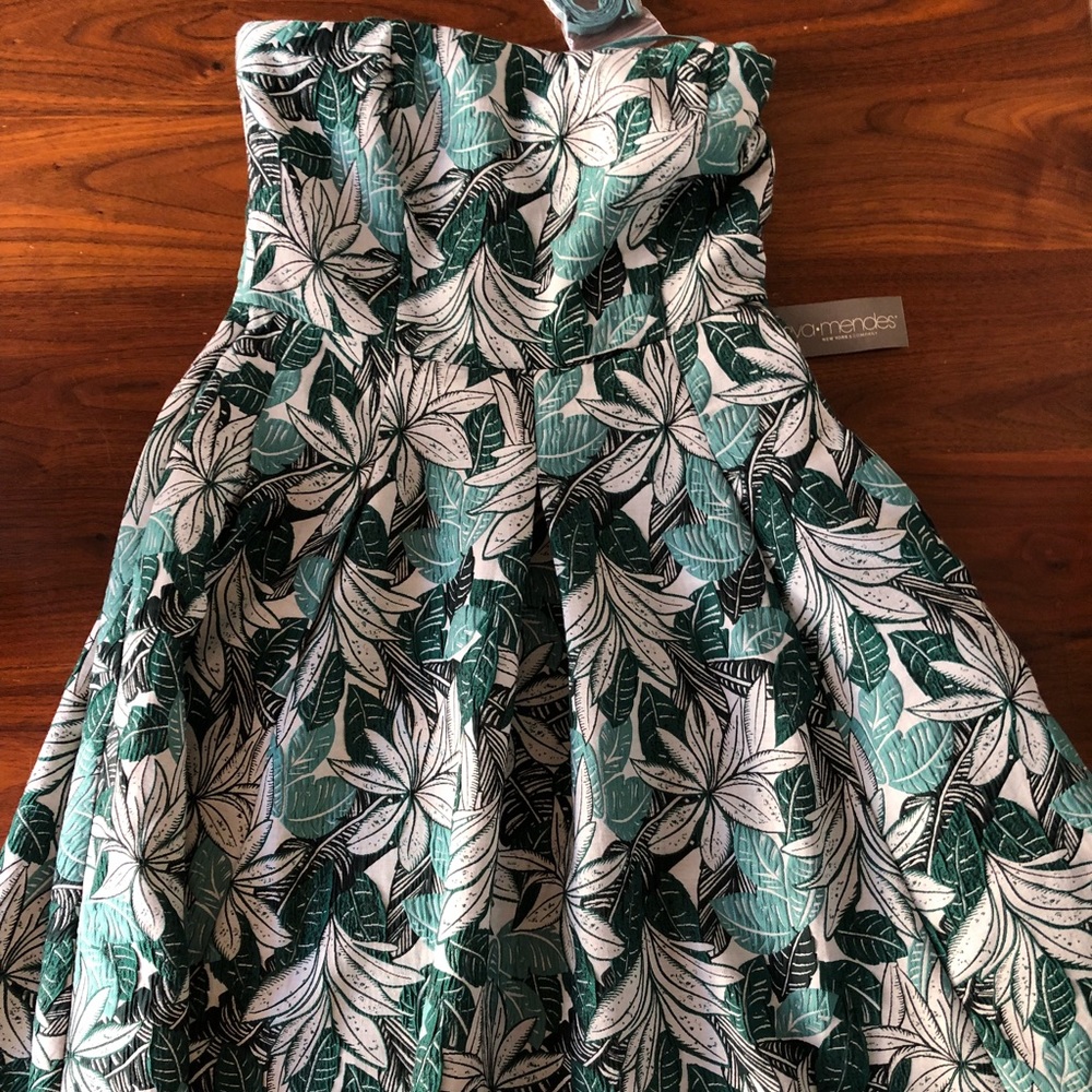 Super Cute Leaf Print fit and flare with Pockets!!