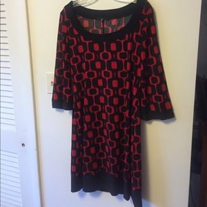 Red/ Black Awesome Dress