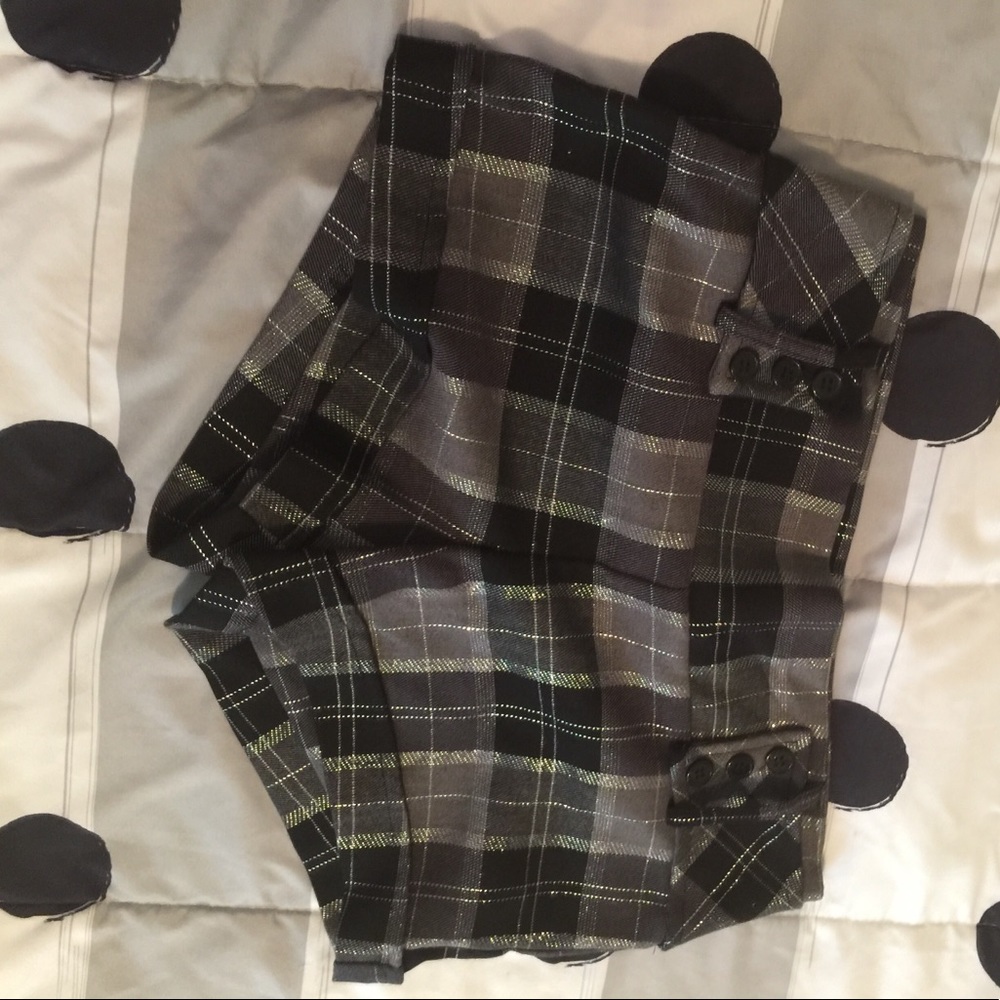 Plaid shorts