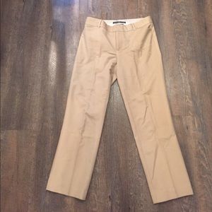 Stretch Cropped Ankle Pants - British Khaki
