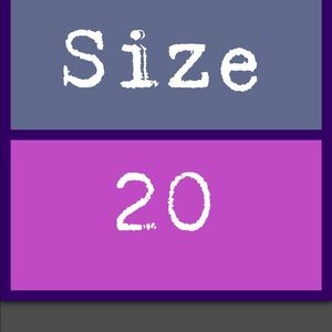 Size 20 plus Size🍂🍁