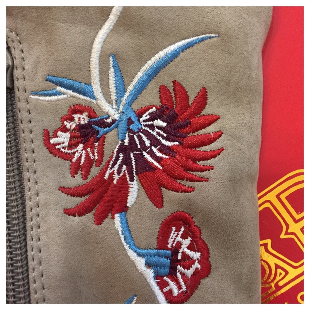 Carlos Alexia Over Knee Embroidered Floral Boots 7 - Picture 7 of 8