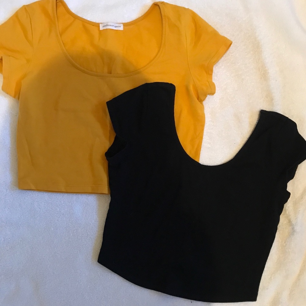 BASIC CROP TOPS; TWO FOR ONE DEAL!!!