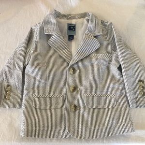 Adorable Boys Seersucker Jacket