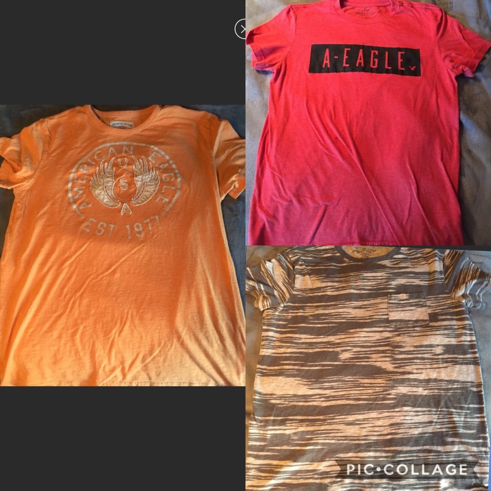 3 Men's M American Eagle Tshirts