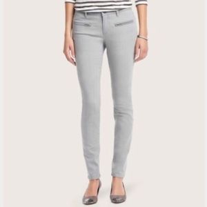 Loft Super Skinny Moto Jeans in Shadow Grey
