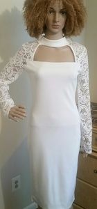 Long sleeve midi dress