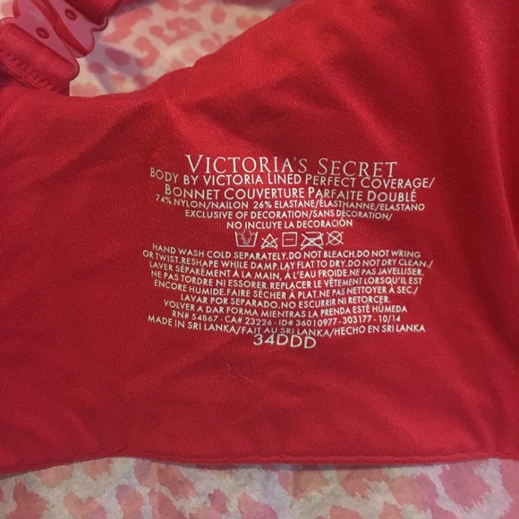 Victoria's Secret Bra Bundle - Red & Black 34DDD - Picture 4 of 5