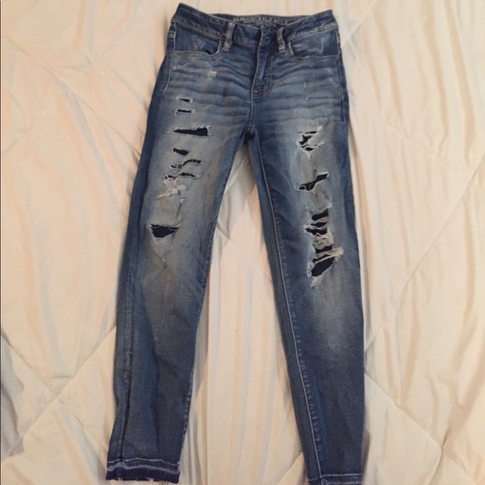 AE Cropped High Rise Jeggings