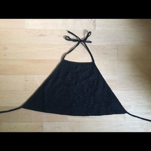 Black Halter Top