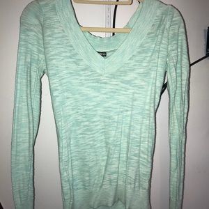 Express Mint Long Sleeve Sweater