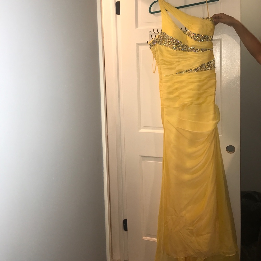 Yellow Evening Gown