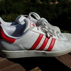 Adidas Superstar red/ white