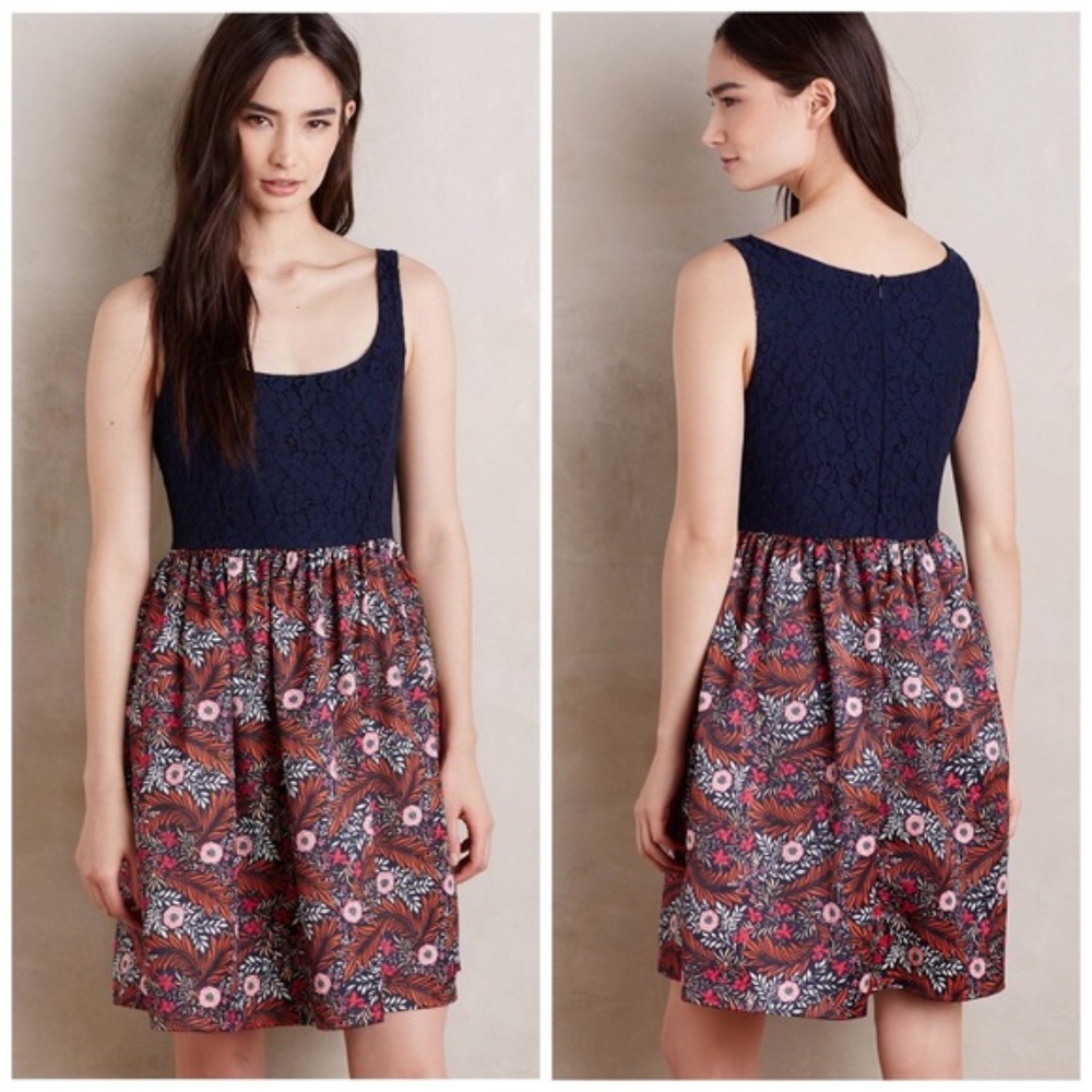 Anthropologie Weston Lufta Lace Dress