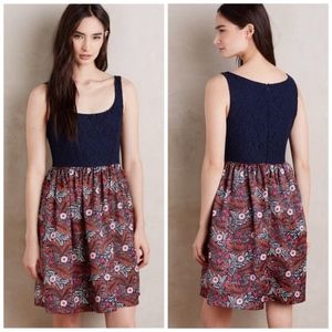 Anthropologie Weston Lufta Lace Dress