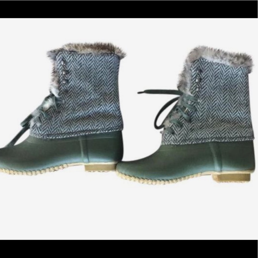 J.Crew Duck boots.