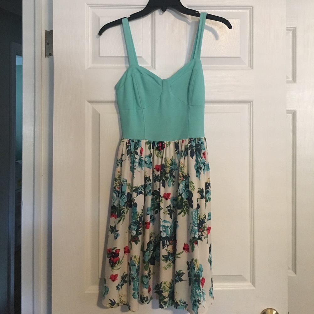 Floral sun dress in small.