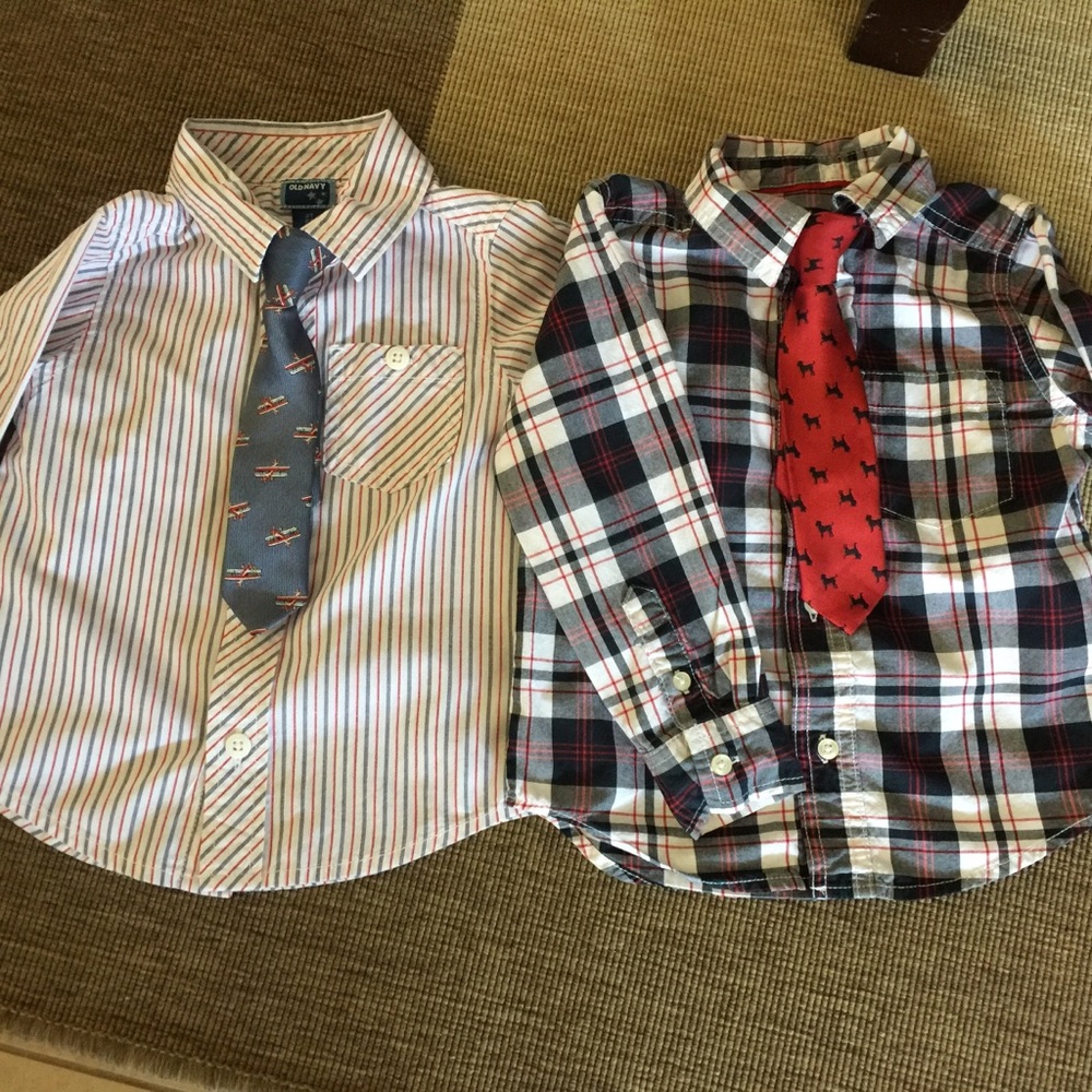 Set of 2 Toddler Dress Shirts