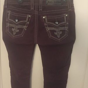 Rock Revival Cranberry skinny jeans