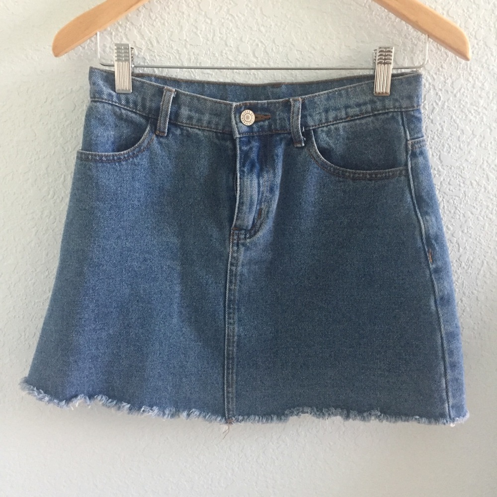 brandy melville juliette denim skirt