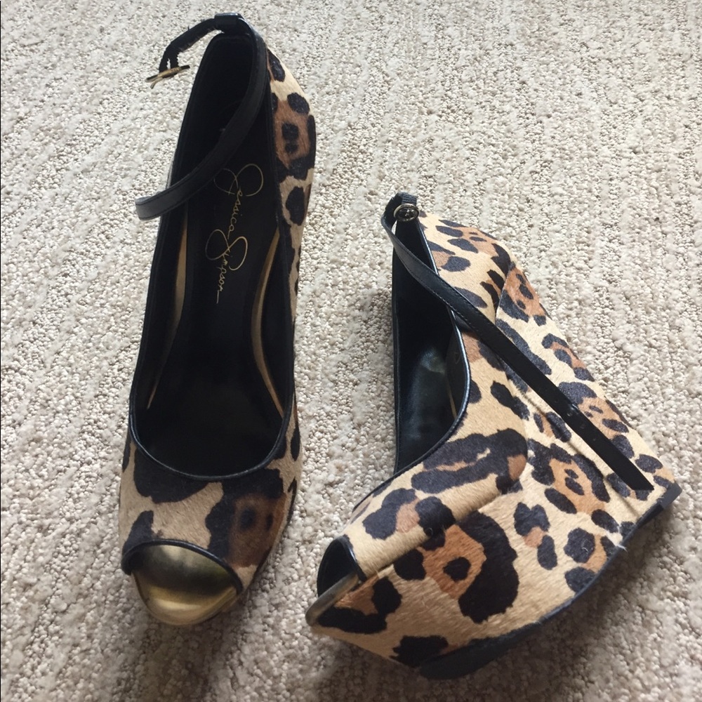 Jessica Simpson wedge heels