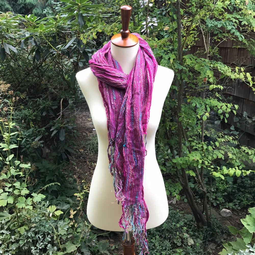 United Colors of Benetton Magenta Scarf