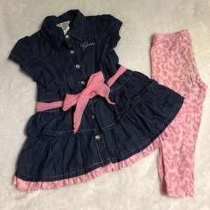 Denim Guess dress 18 months