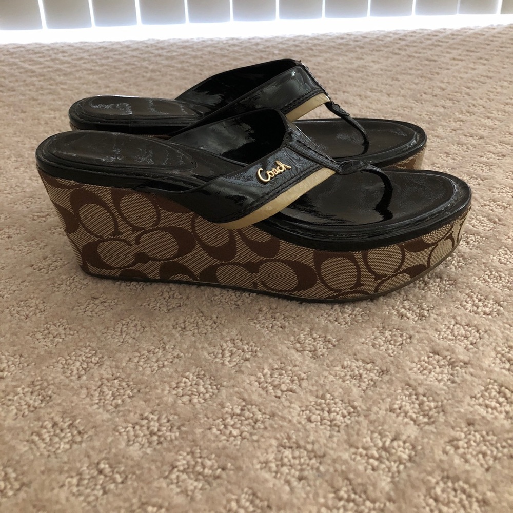 Coach wedges