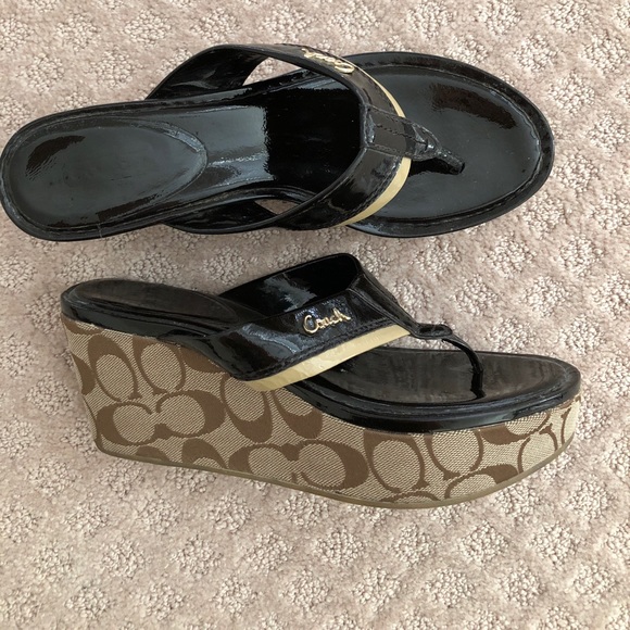 Coach wedges - Picture 2 of 3