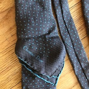 Vintage Christian Dior tie and pocket square