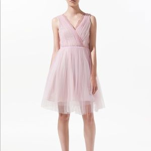 Pink tulle Zara dress