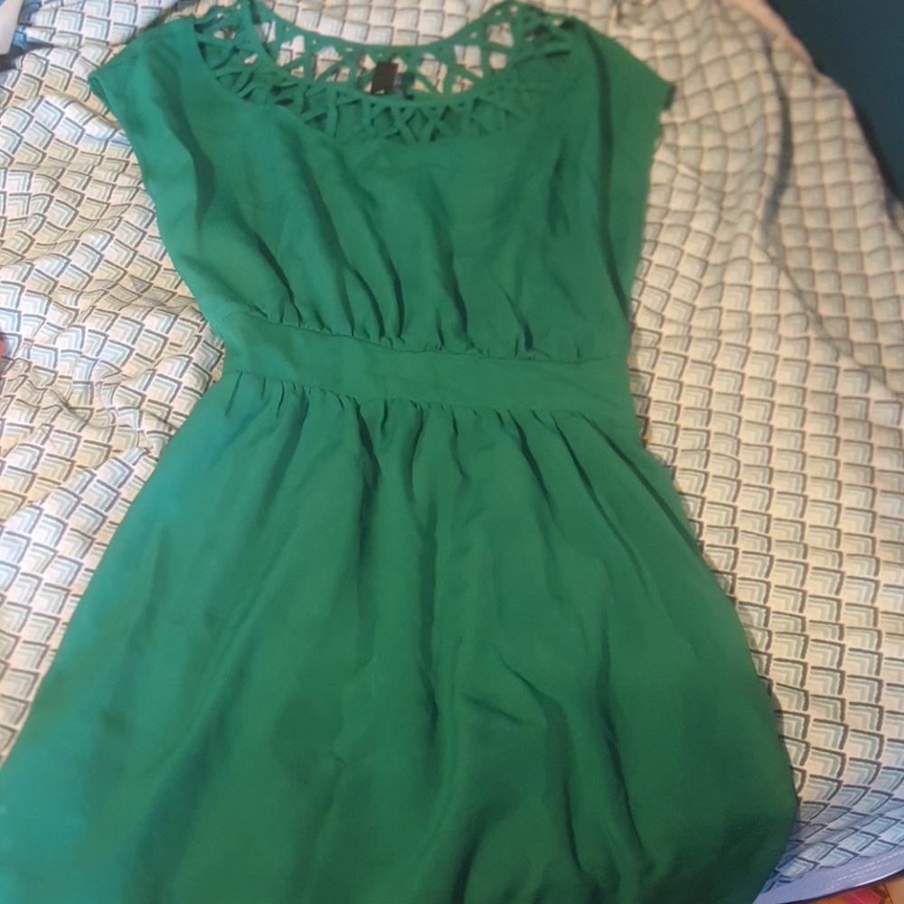 Green dress