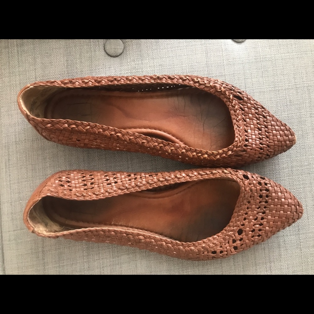 Regina woven ballet flats