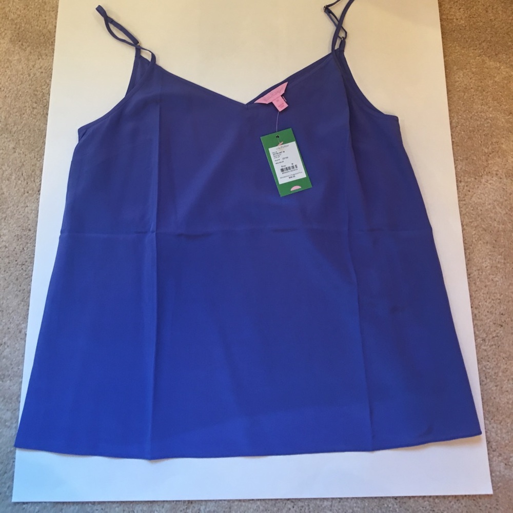 Lilly Pulitzer Pixie Top Iris Blue. Tags attached!