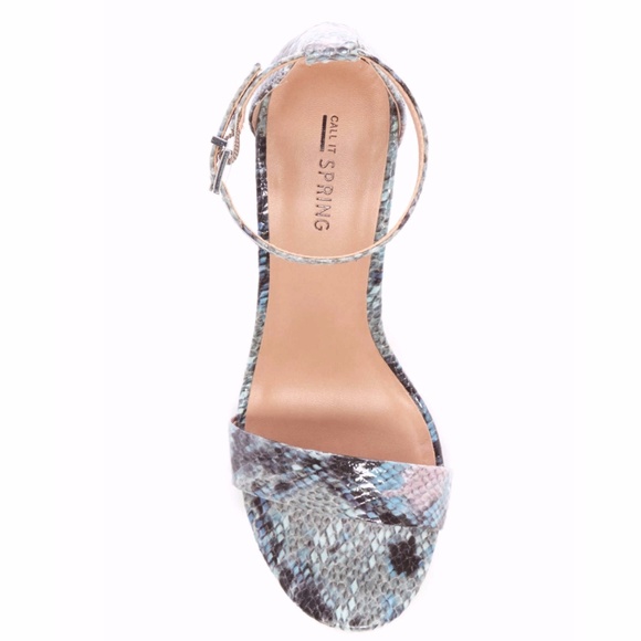 CALL IT SPRING AHLBERG OPEN TOE STILETTO SANDAL NIB - Picture 2 of 8