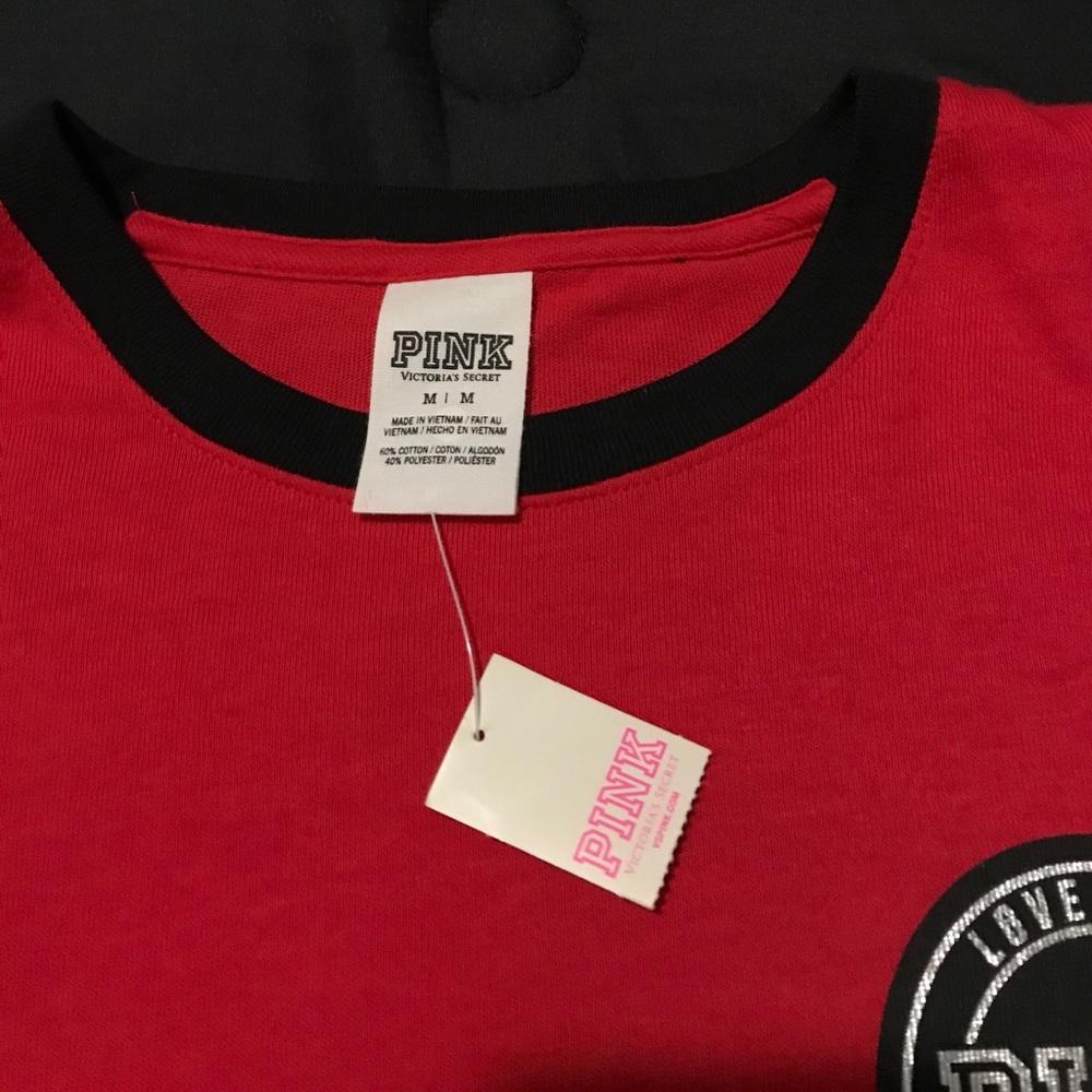 Victoria Secret Pink Bling Campus Shirt - Picture 5 of 7