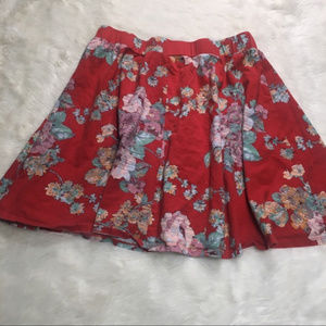 Floral Circle Mini Skirt Xhilaration XXL Floral Circle Mini Skirt Xhilaration XXL