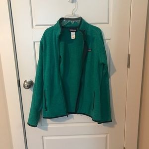 Emerald green Patagonia jacket