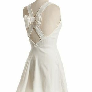 Off-White Bow Back Dress