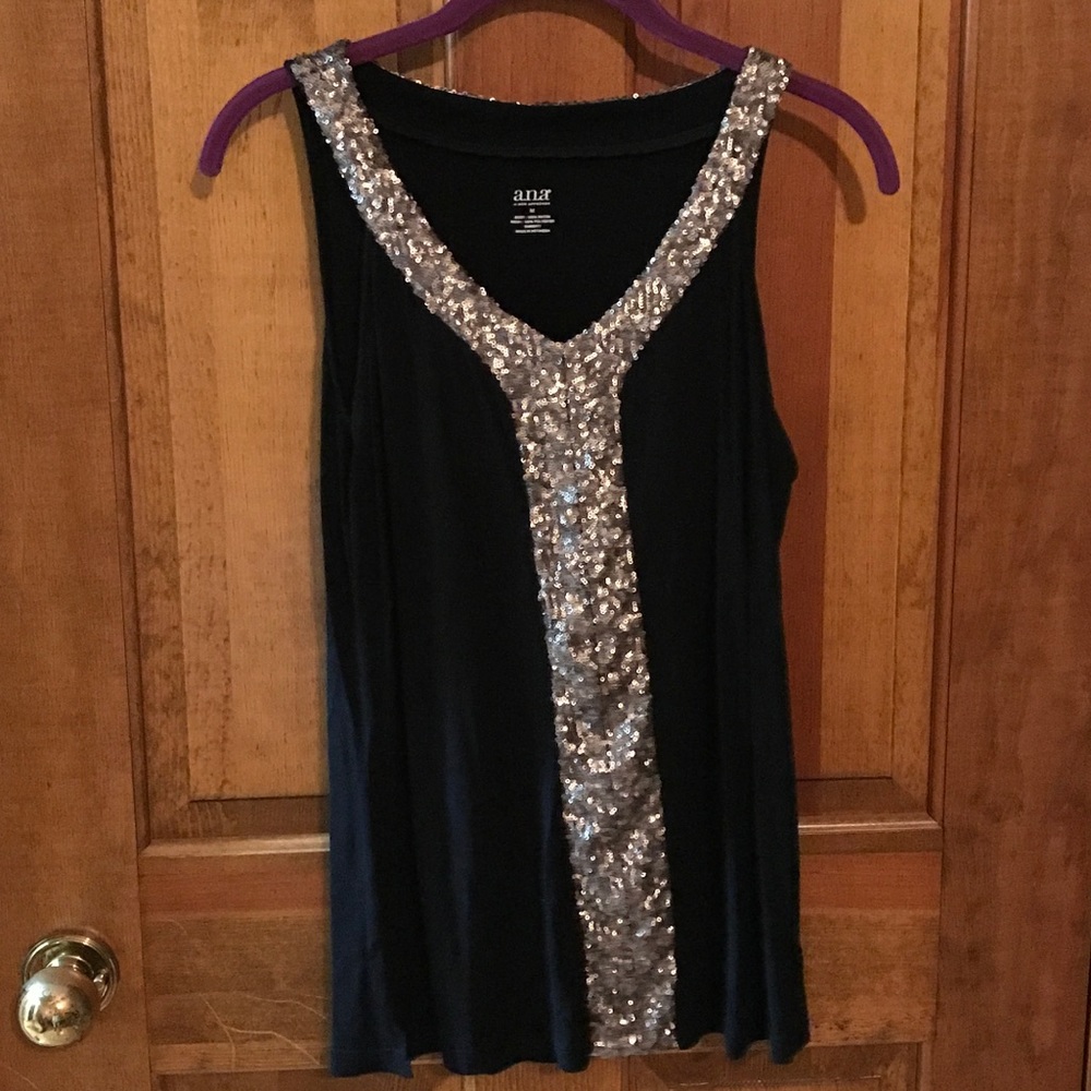 A.n.a. Sequin Detail Tank Top