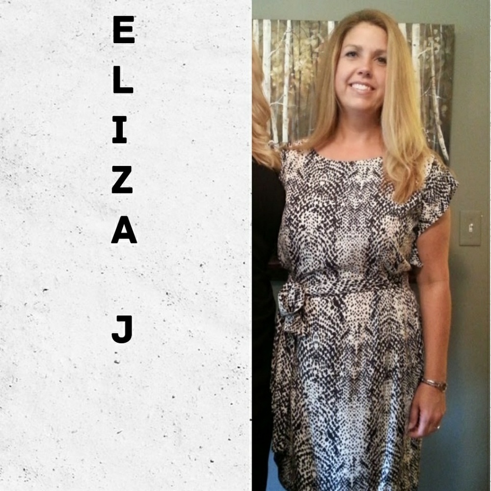Black/Cream Eliza J Dress