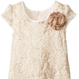 Pippa & Julie capped sleeved girls sequin dress