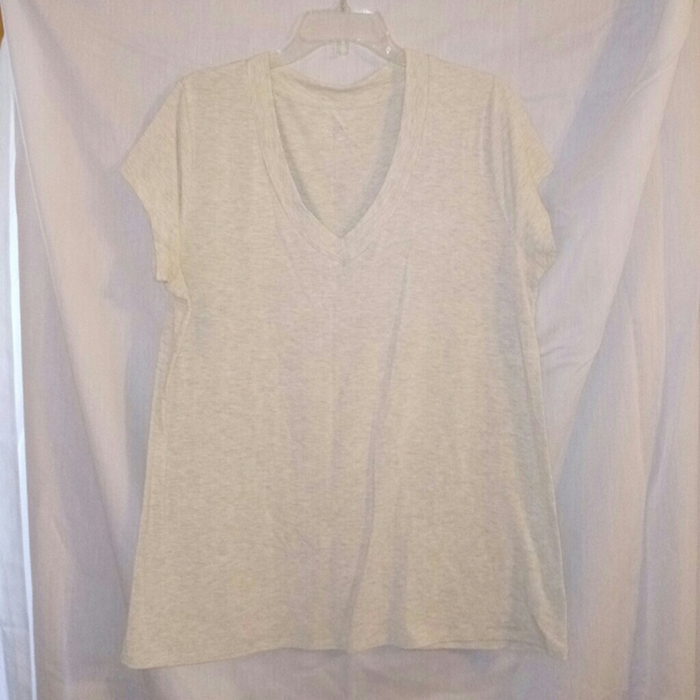 Cream Heathered tunic