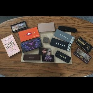 Lot of Gently Used Eyeshadow Palettes