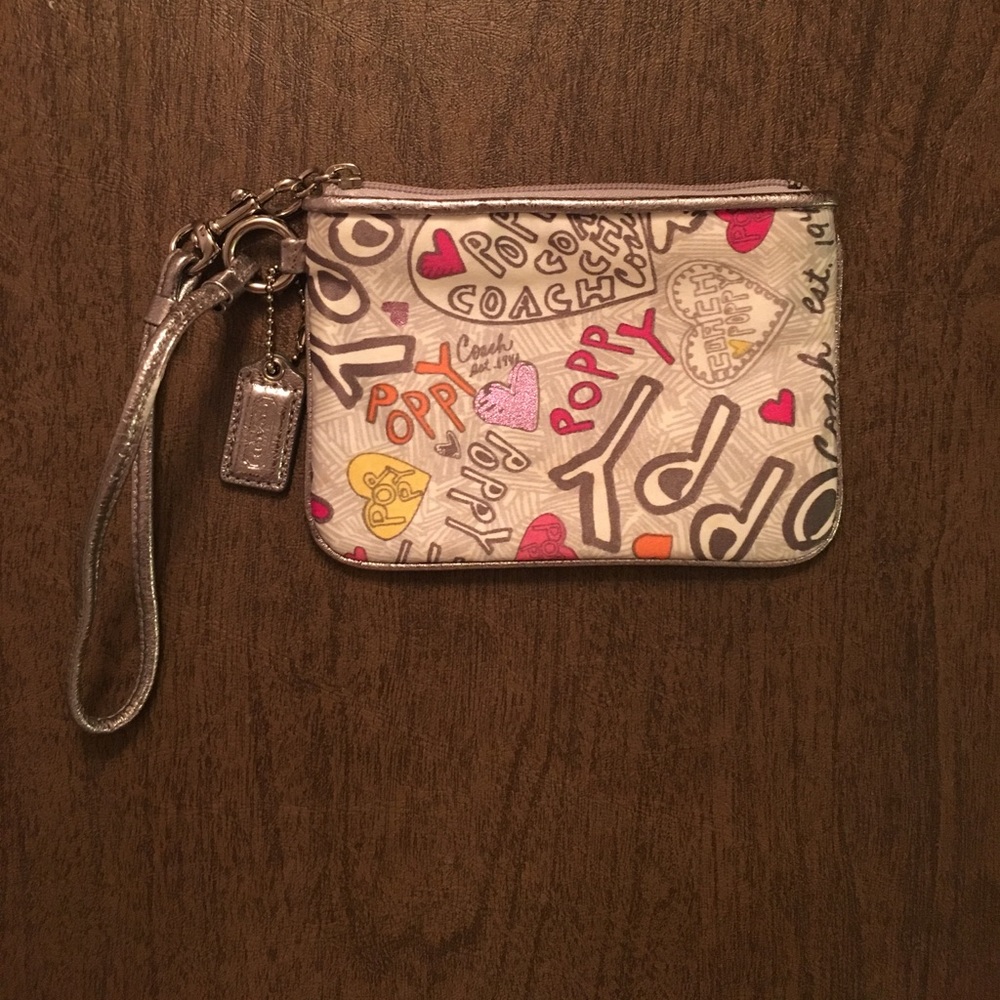 Coach Poppy Wristlet
