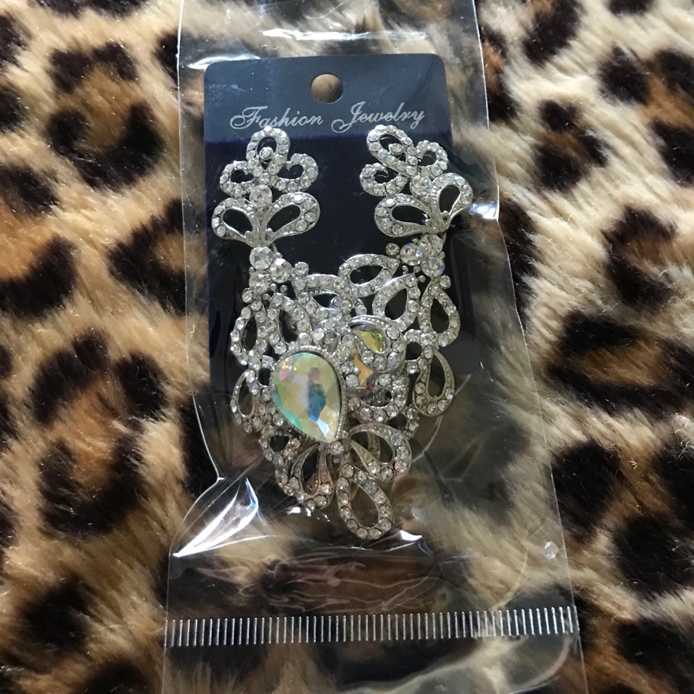 Women's sparkly earrings