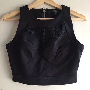 Guess Mesh Crop Top