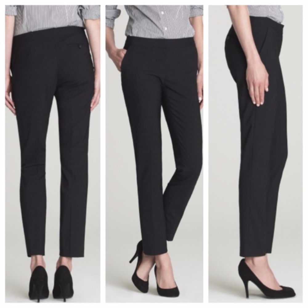 JCrew Stretch Charcoal Wool Pant